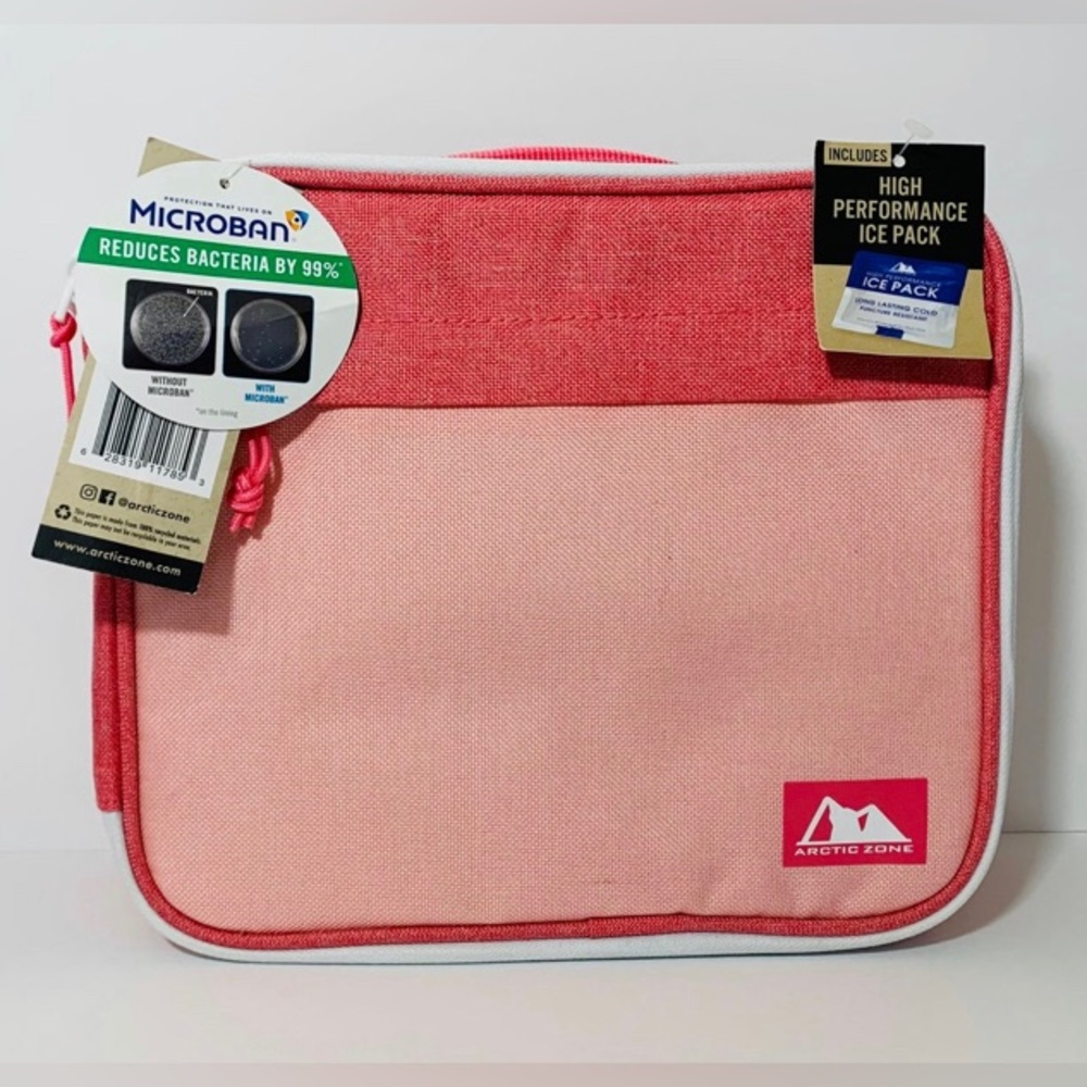 🆕 Arctic Zone Upright Reusable Insulated Lunch Box with Ice Pack